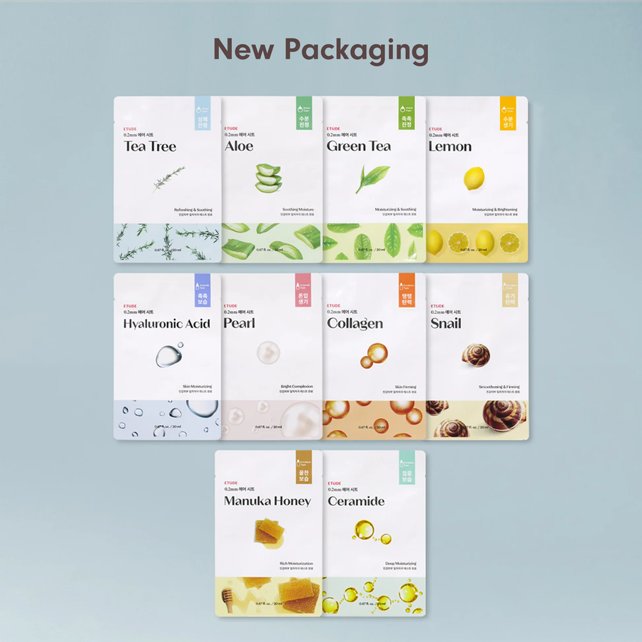 Etude - 0.2mm Air Mask Collagen 20ml. (Pack of 3)