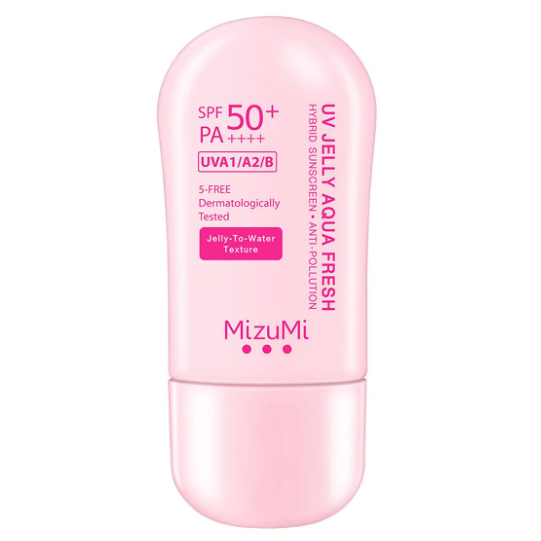 MizuMi - UV Jelly Aqua Fresh Sunscreen Jelly-to-Water Ultra Light Texture SPF50+ PA++++ 40g. - Made in Japan