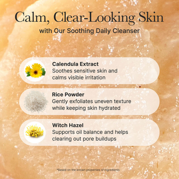 Arencia - Calendula Rice Mochi Cleanser 120g.