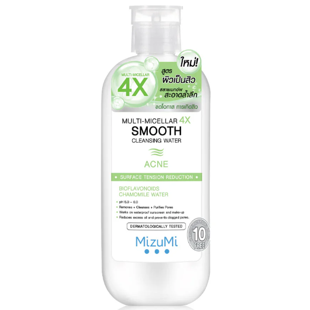 MizuMi - Multi-Micellar 4X Smooth Cleansing Water Acne 500ml.