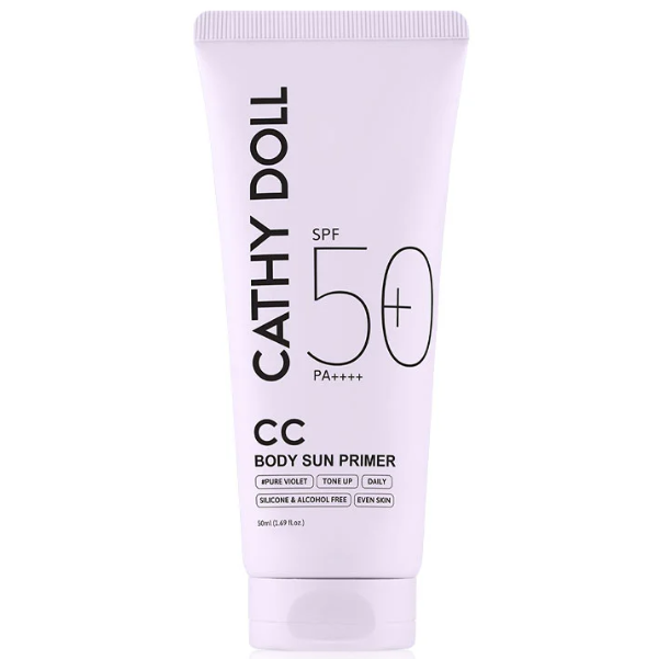 Cathy Doll - CC Body Sun Primer, #Pure Violet SPF50+ PA++++ 50ml.