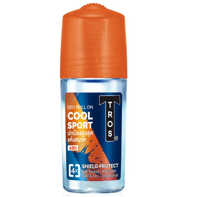 TROS - Cool Sport Deo Roll On 45ml. (Pack of 3)