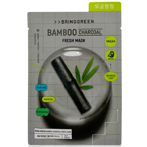 Bringgreen - Bamboo Charcoal Fresh Mask 20g. (Pack of 3)