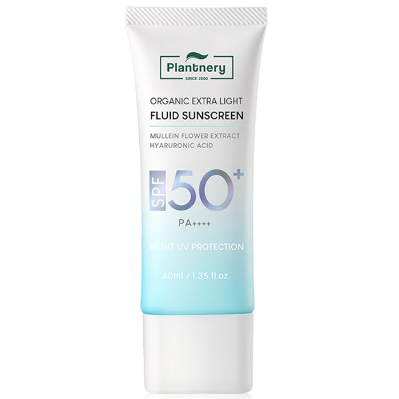 Plantnery - Organic Extra Light Fluid Sunscreen SPF50+ PA++++ 40ml.