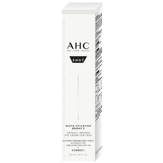 AHC - Pro Shot Gluta-Ctivation Bright 3 Capsule-Infused Eye Cream For Face 30ml.