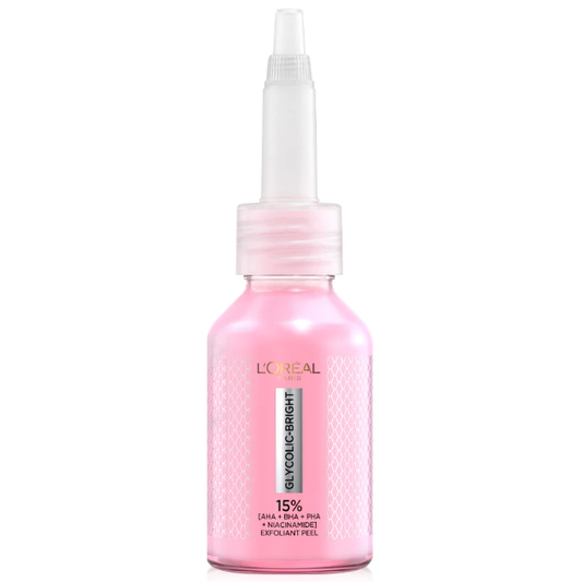 L'Oréal - Glycolic Bright Anti Dark Spot Exfoliant Peel + AHA + BHA + PHA + Niacinamide 25ml.