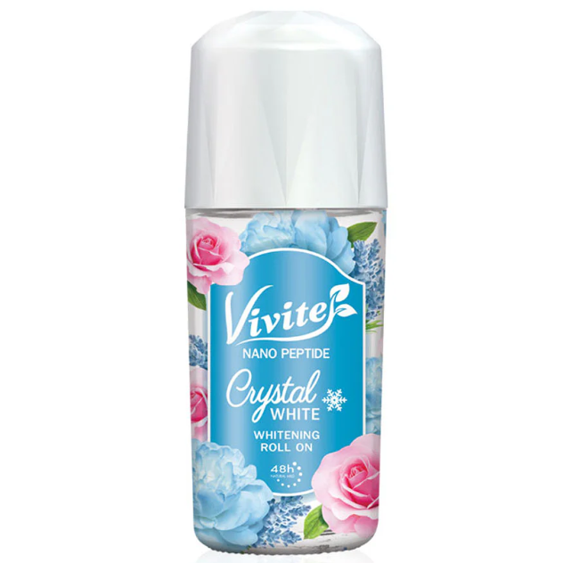 Vivite - Crystal White Deo Roll On 45ml. (Pack of 2)