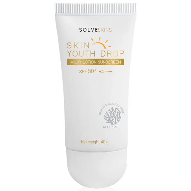 Solve Hair - Youth Drop Milky Lotion Sunscreen SPF 50+ PA++++ 40g.