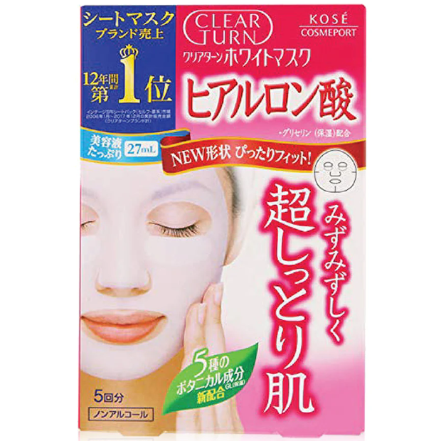 Clear Turn - White Mask HA (27ml. x 5 Sheets)