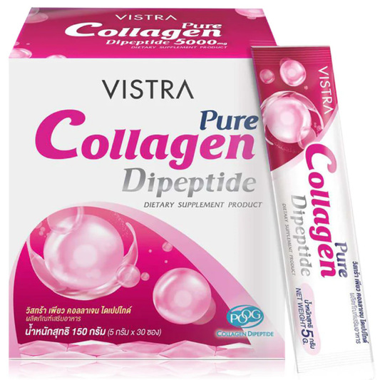 Vistra - Pure Collagen Dipeptide 5000mg 5g. (30 Sachets)