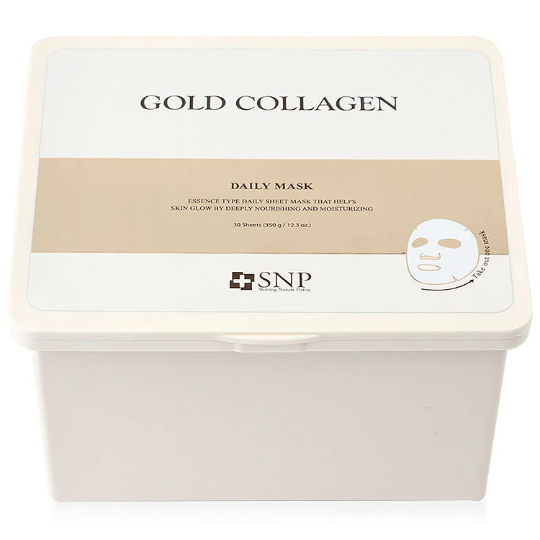 SNP - Gold Collagen Daily Mask 350g. (30 Sheets)