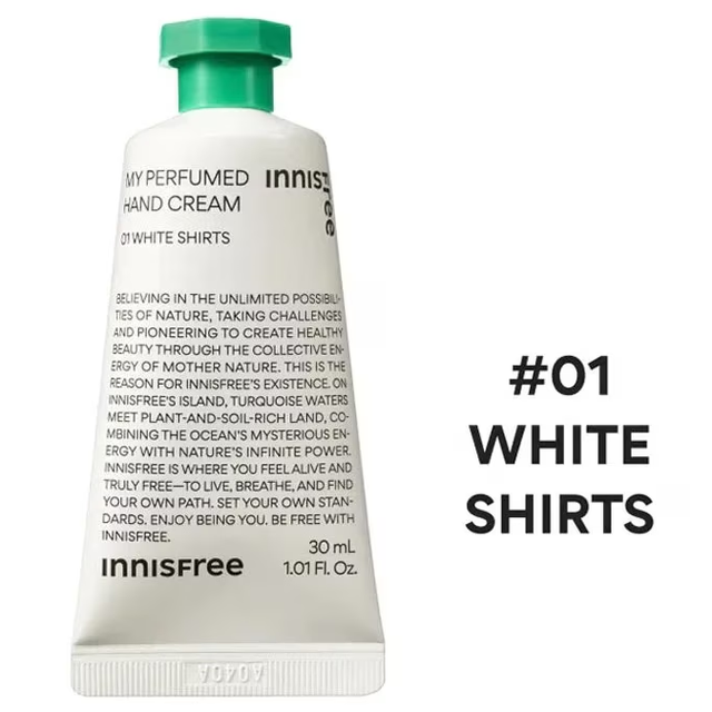 Innisfree - My Perfumed Hand Cream #01 White Shirts 30ml.