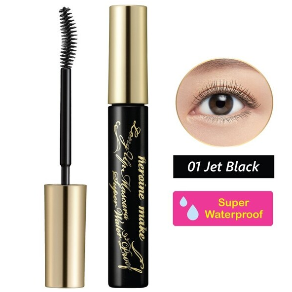 Kiss Me - Heroine Make Long Up Mascara Super Waterproof #01 Black 6g.