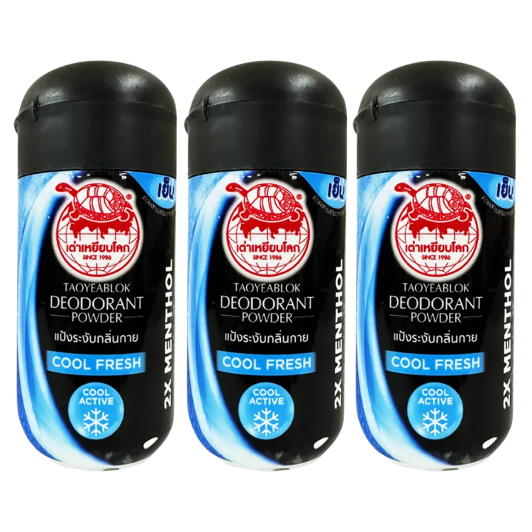 Taoyeblok - Cool Fresh Deodorant Powder 22g. (Pack of 3)