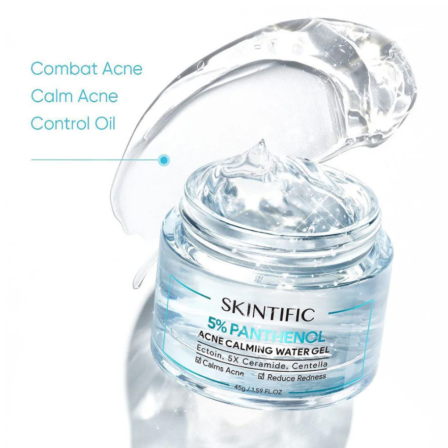 Skintific - 5% Panthenol Acne Calming Water Gel 45g.