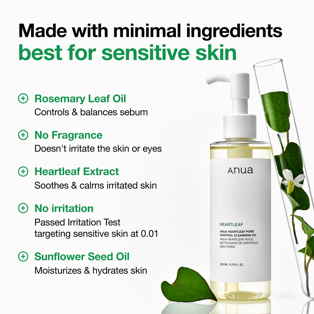Anua - Heartleaf Pore Control Cleansing Oil 200ml.