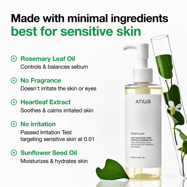 Anua - Heartleaf Pore Control Cleansing Oil 200ml.