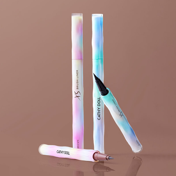 Cathy Doll - XS Brush Liner #Brown 0.6ml.
