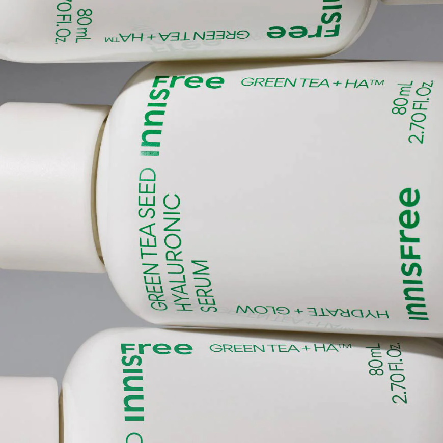 Innisfree - Bundle: 1x Green Tea Ceramide Milk 160ml. +1x Green Tea Seed Hyaluronic Serum 30ml.