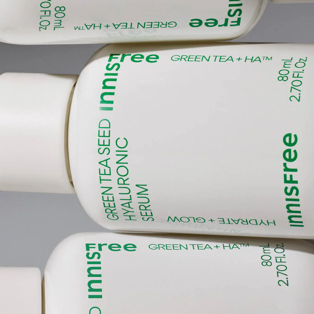Innisfree - Bundle: 1x Green Tea Ceramide Milk 160ml. +1x Green Tea Seed Hyaluronic Serum 30ml.