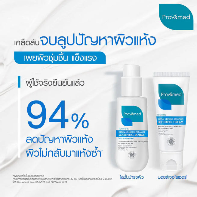 Provamed - Derma Glucan-Ceramide Soothing Cream 50ml.