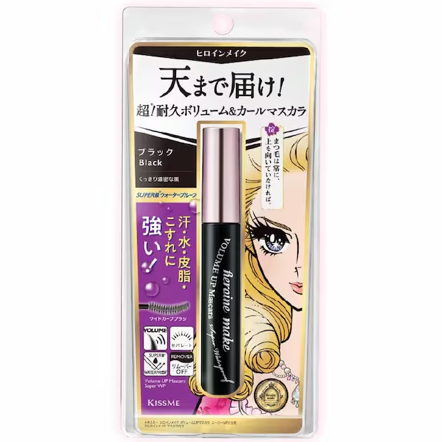 Kiss Me - Heroine Make Volume Up Mascara Super Waterproof #01 Jet Black 6g.
