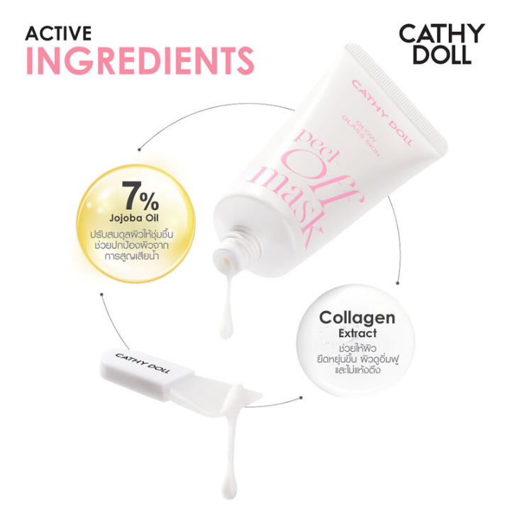 Cathy Doll - Glow Glass Skin Peel-Off Mask 50ml.