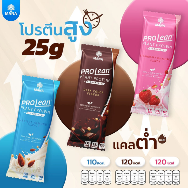Mana - ProLean Plant Protein Strawberry Milkshake Flavor (10 sachets)