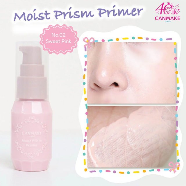 Canmake - Moist Prism Primer #02 Sweet Pink 25g.