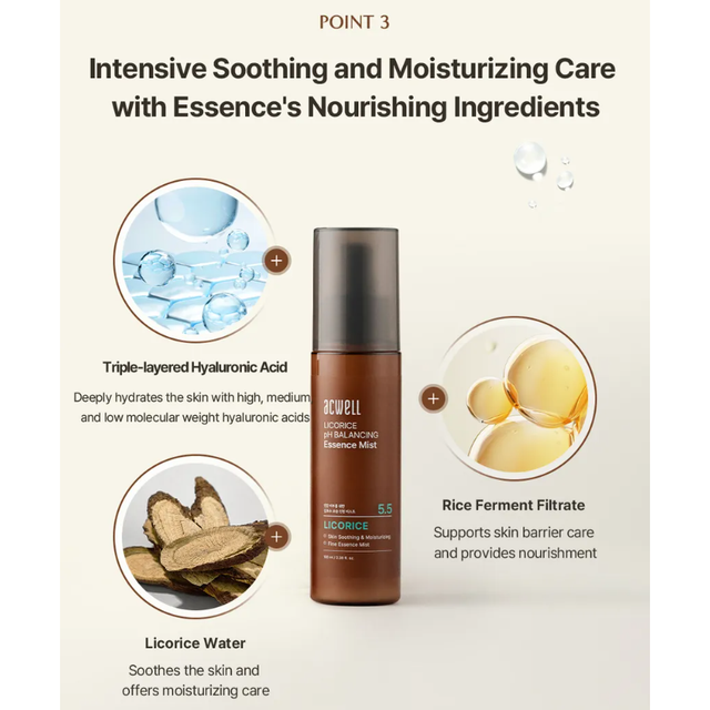 Acwell - Licorice pH Balancing Essence Mist 100ml.