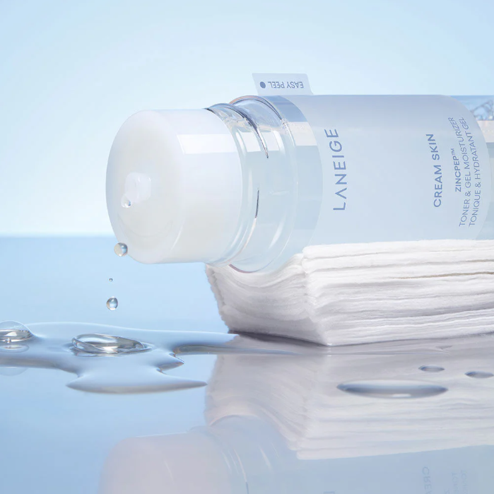Laneige - Cream Skin Zincpep Toner & Gel Moisturizer, Tonique & Hydratant Gel 170ml.