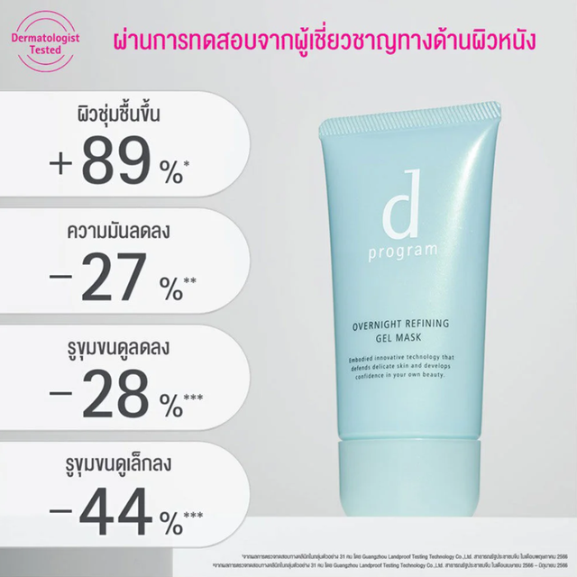 D Program - Overnight Refining Gel Mask 60g.