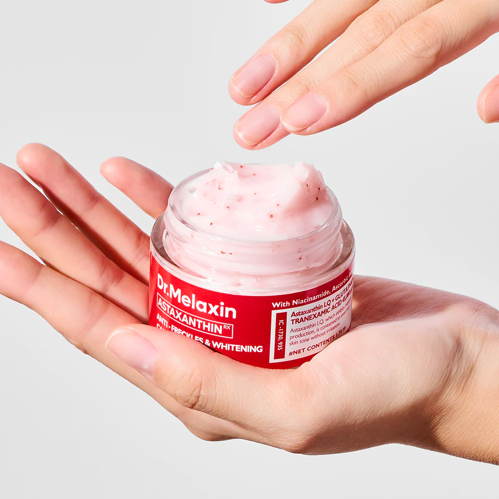 Dr.Melaxin - Astaxanthin Anti-Freckles & Whitening Capsule Cream with Niacinamide 50g.