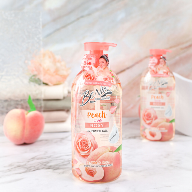 BeNice - Peach Love Rose Shower Gel 450ml.
