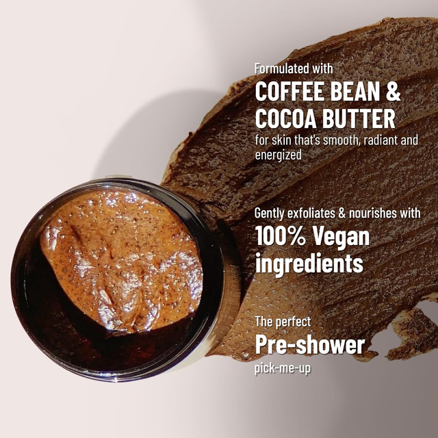 Cocoon Vietnam - Dak Lak Coffee Body Polish (Cà Phê Đắk Lắk Làm Sạch Da Chết Cơ Thể) with Pure Coffee Beans & Cocoa Butter 200ml.