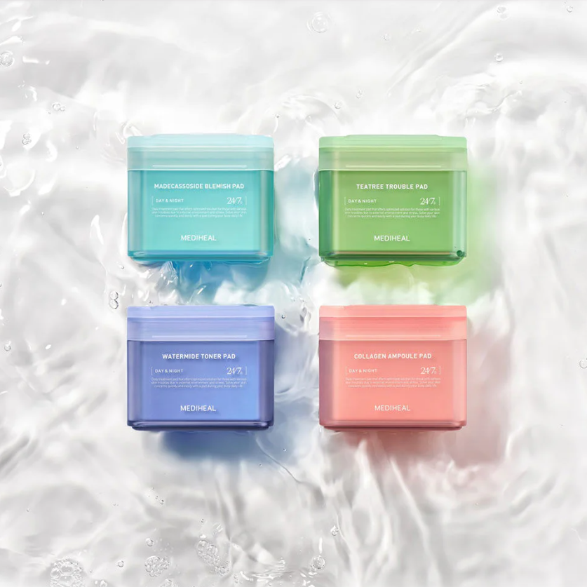 Mediheal - Bundle: 1x Mediheal Madecassoside Blemish Pad 170ml. (100 Pads) + 1x Mediheal Madecassoside Blemish Repair Serum 40ml.