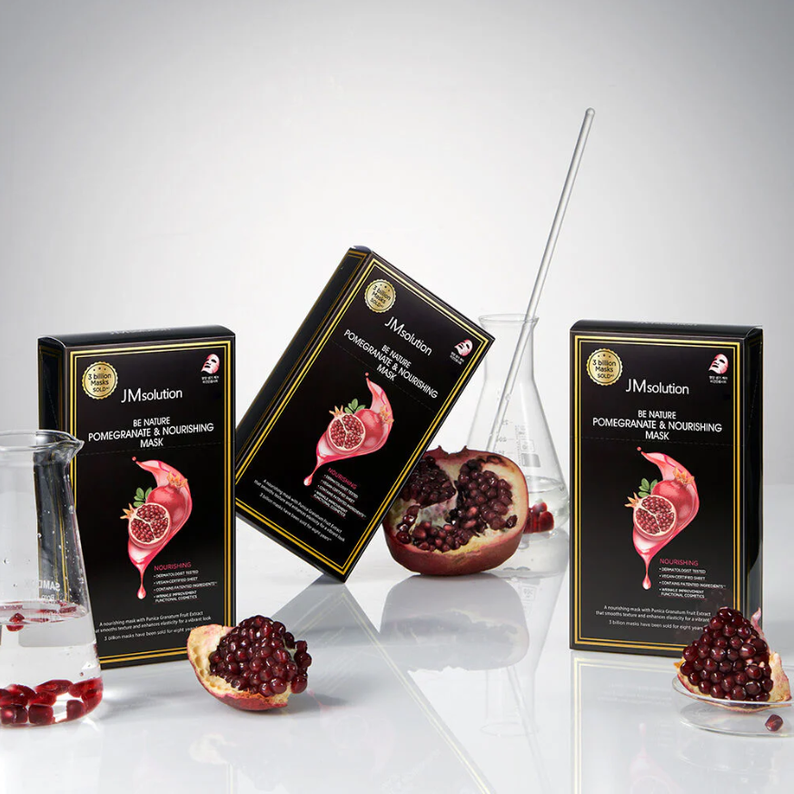 JM Solution - Be Nature Pomegranate & Nourishing Mask 24ml. (Pack of 3)
