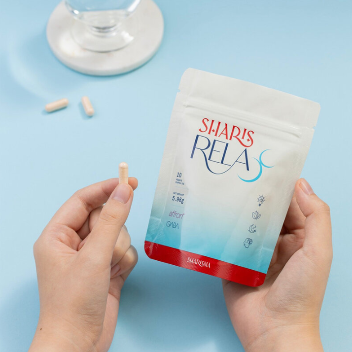 Sharisma - SharisRelax Improve Sleep Quality Relaxation, Focus and Good Mood (10 Capsules)