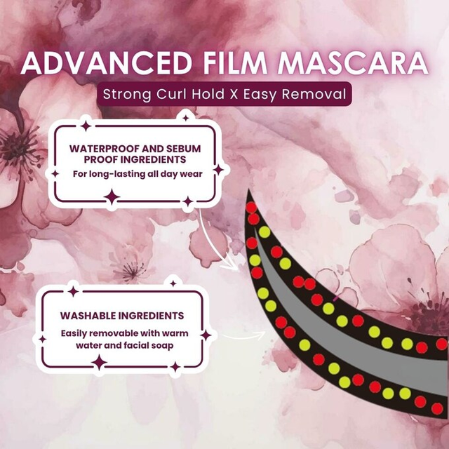 Kiss Me - Heroine Make Long and Curl Mascara Advanced Film Blossom Ruby #60 6g.