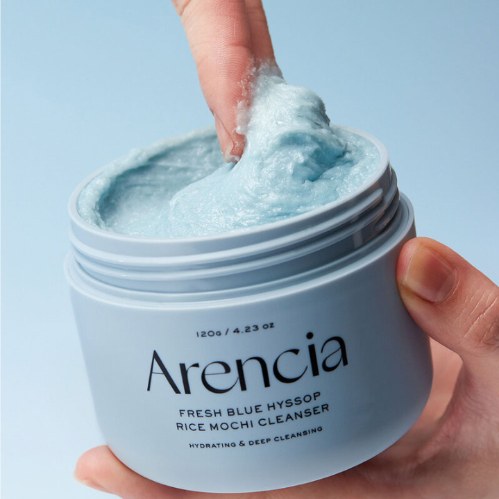 Arencia - Fresh Blue Hyssop Rice Mochi Cleanser 120g.