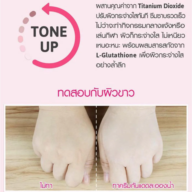 Cathy Doll - Whitening Sunscreen L-glutathione Magic Cream SPF50/PA+++ 138ml.