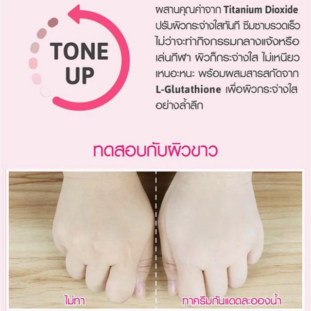 Cathy Doll - Whitening Sunscreen L-glutathione Magic Cream SPF50/PA+++ 138ml.