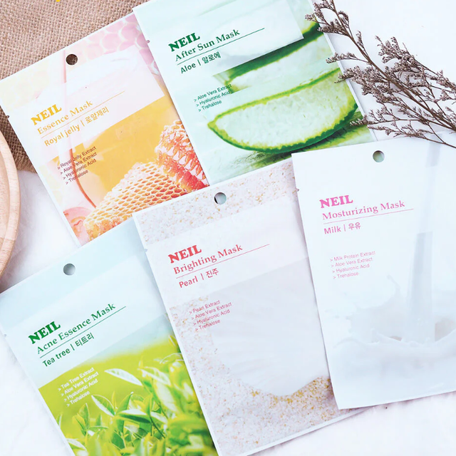 Neil - Moisturizing Milk Mask 22g. (Pack of 6)