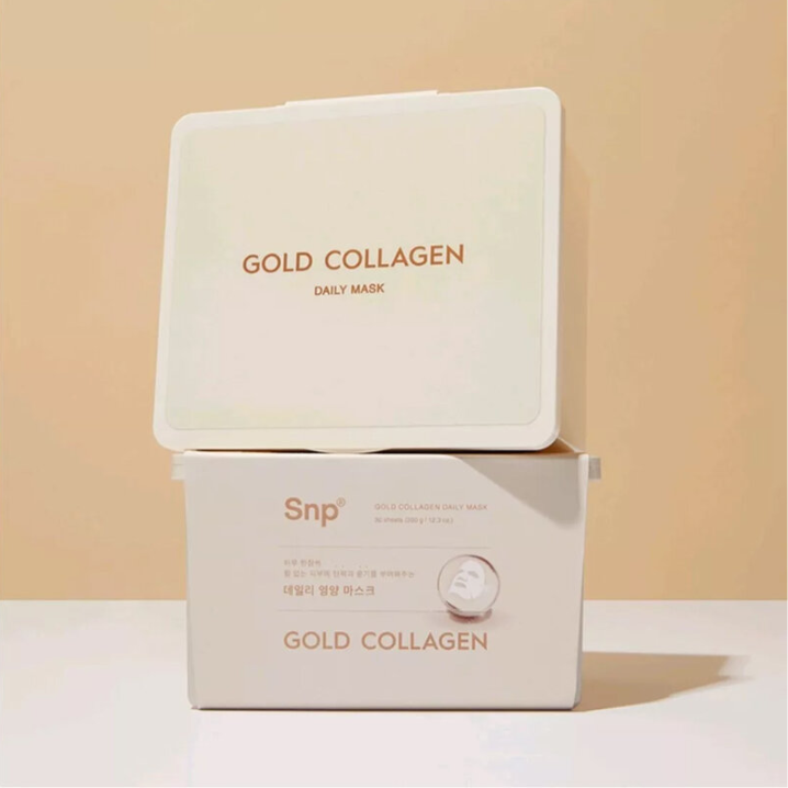 SNP - Gold Collagen Daily Mask 350g. (30 Sheets)