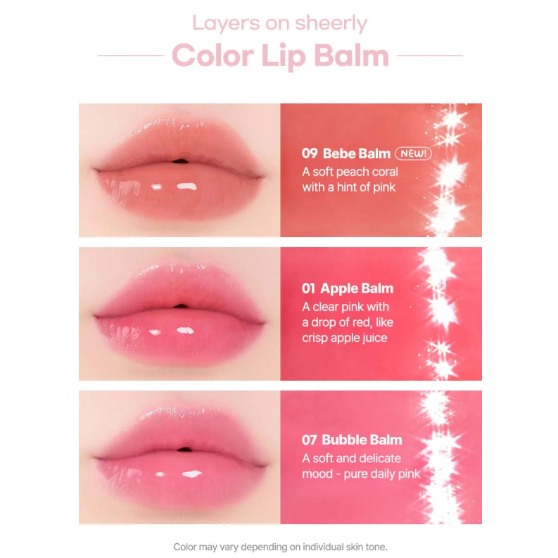AOU - Glowy Chonky Tint Balm #01 Apple Balm