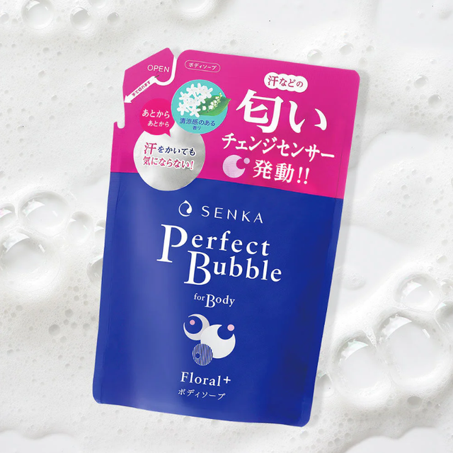 Senka - Perfect Bubble For Body Floral+ Refill 350ml.