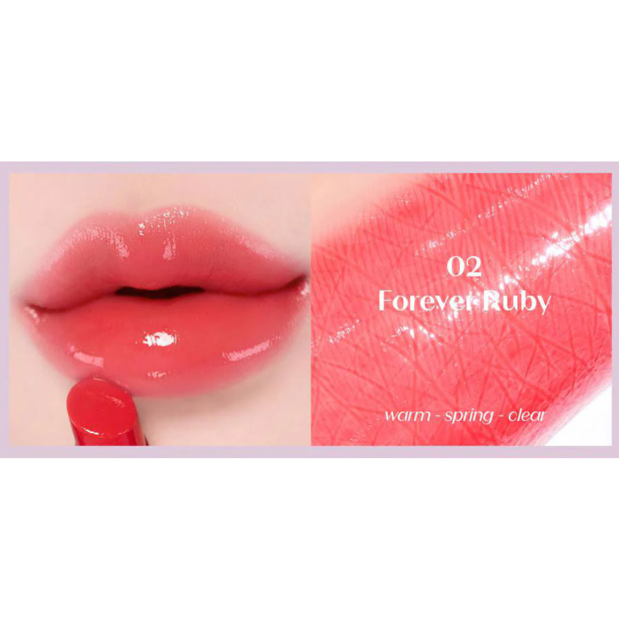 Etude - Color Lasting Glow Stick #02 Forever Ruby 3.2g.