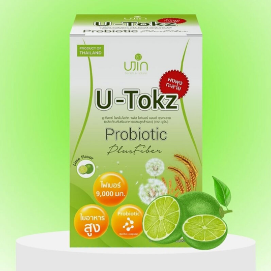 Ujin - U-Tokz Probiotic Plus Fiber & Poongtalai 15g. (Box of 7 sachets)