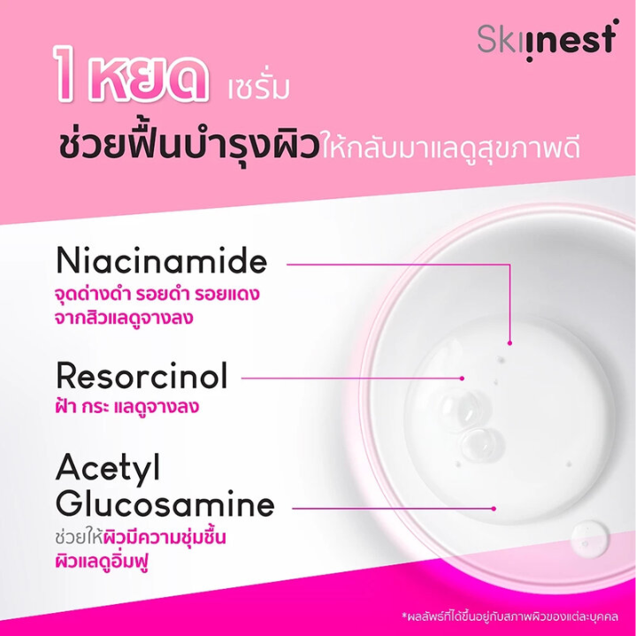 Skiinest - Pure Niacinamide + Resorcinol Serum 30ml.