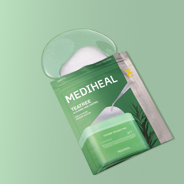 Mediheal - Teatree Trouble Day & Night Pad, Oil Control and Calming (14 Pads)